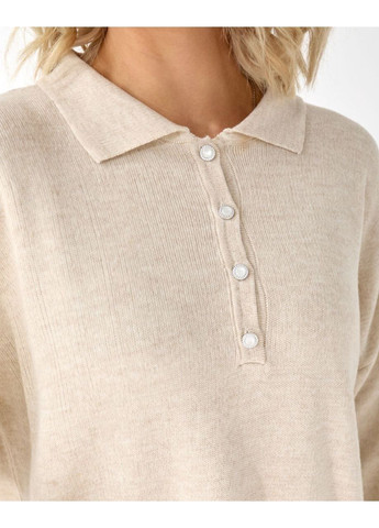 Бежевий подовжений светр туреччина Osoblyva