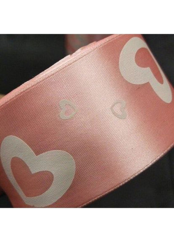 Атласна стрічка рожева "Валентіка" 5 см (23 м) "Sindtex" (АЛР5-007) Plus-plus (352743699)