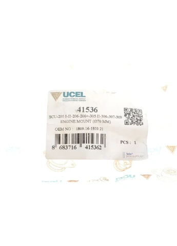 Сайлентблок подушки двигуна (зад.) Fiat Scudo/Citroen Jumpy 07-/Citroen Berlingo 08- UCEL 41536 UA63 No Brand (342401911)