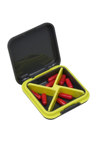 Кейс для капсул Fitseven UZSPACE TP005GY, графитовый с желтым No Brand (354742655)