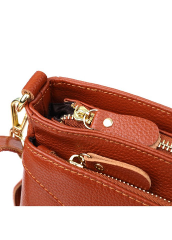 Сумка крос-боді через плече жіноча середня Коричневий 38238 Vintage (355245250)