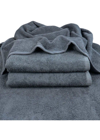 GM Textile полотенце махровое, 70*140 см серый производство - Узбекистан