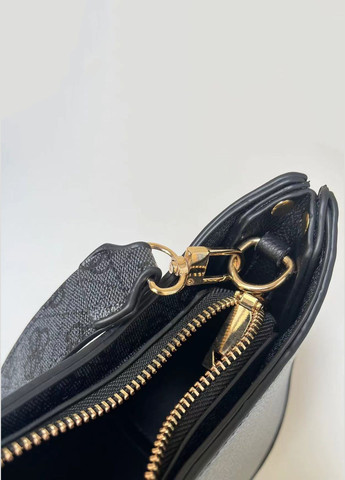 Женская сумка Guess багет серая No Brand (304525616)