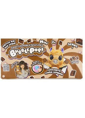 М’яка іграшка з ароматом " міні. Шоколадна капібара" (20 см) (253622) Bubble Pops (361080314)