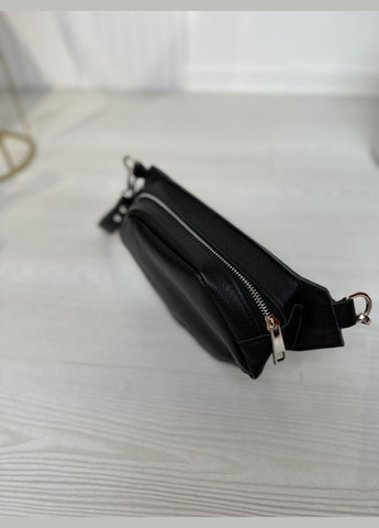 Кожаная сумка Сумка-Бананка Черный Dekey (332055240)