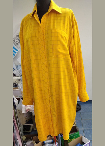 Желтое кэжуал платье-туника жёлтое 2 Льва