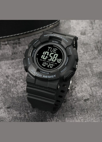2077BK Black+Compass электронный спортивный, сasual Skmei (324088867)