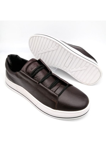 Темно-бордові кеди чоловічі шкіряні бордові демісезон. Fashion