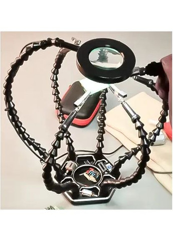 Гнучкий тримач з лупою PN-SS6L-BK9 No Brand (370393228)