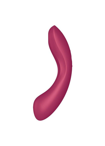 Вакуумний стимулятор з вібрацією Curvy Trinity 1 Red, іграшка 3в1 Satisfyer (315498045)