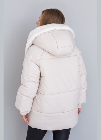 Молочная зимняя зимняя куртка дора (01209-choko-brown144) MioRichi