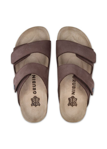 Коричневые шлепанцы ортопедические женские daglas, (арт. gr-47361) (сербия) ( ) Grubin