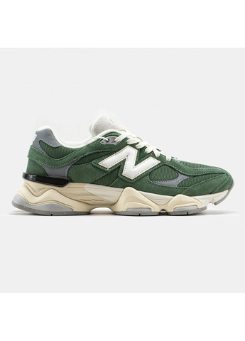 Сірі Зимовий кросівки чоловічі new balance 9060 green beige нью беланс 9060 No Brand