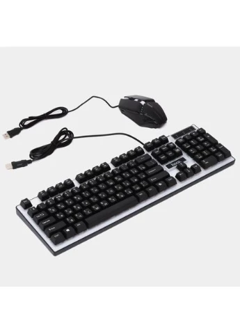 Ігрова клавіатура та мишка Hoco GM11 з підсвічуванням RGB Furminator (393961724)