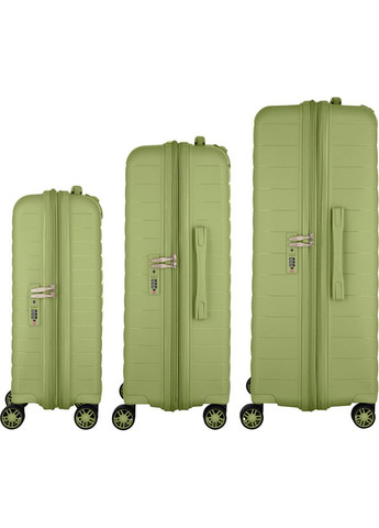 Набір валіз Aero L+M+S Olive Green (-SPP-AERO-SET3-MG) 2E (372126454)