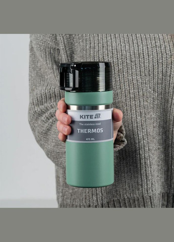 Термос 473 мл зелений K25-320-2 Kite (325476388)