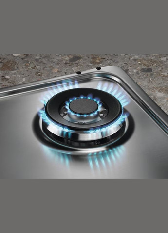 Варочная поверхность газовая, 60см, чугун, нерж. Electrolux (314748618)