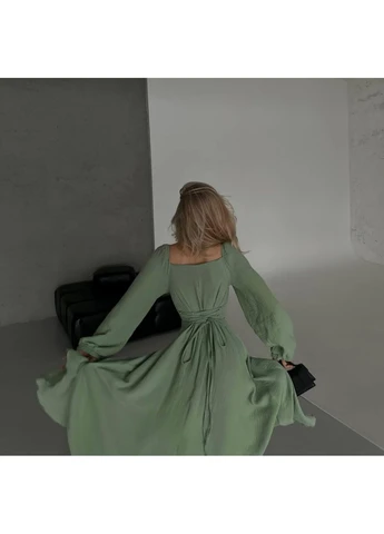 женский невероятно легкое и изящное женское платье из муслина No Brand
