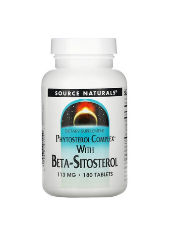 Натуральная добавка Phytosterol Complex with Beta-Sitosterol, 180 таблеток Source Naturals (293340800)