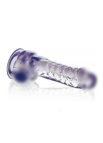 Реалістичний фаллоімітатор на присослі Crystal Clear Dong прозорий all Оригінал Orion (302370060)