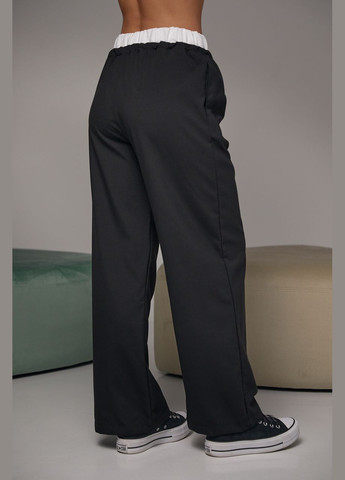 Женские брюки на завязках с белой резинкой на талии Lurex (278075771)