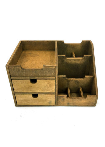 Органайзер настільний з дерева Лорел мускат (КНЦ-006707) No Brand (328225357)