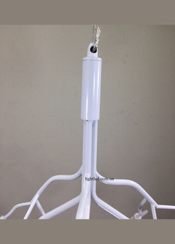 Белая современная люстра с лепестками сердца на 36 ламп "Hearts" (918-LP272-36 WH+CL) No Brand (370069942)