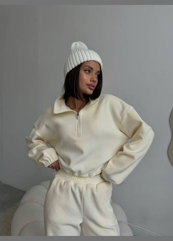 Теплий спортивний жіночий костюм із двостороннього флісу No Brand Р1540-720 (337990228)