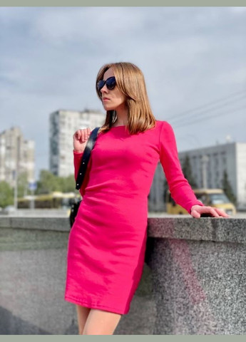 Розовое повседневный платье женское hc (h001-8337-019) No Brand