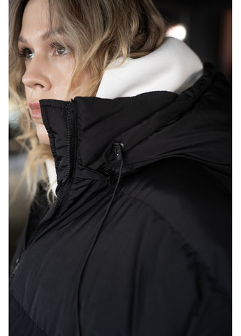 Черный демисезонный Пуховик Come See and Buy