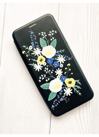 Чехол-книжка с рисунком на Xiaomi Redmi 14C / Poco C75 Цветы. Акварель (принт 271) Creative (355391179)