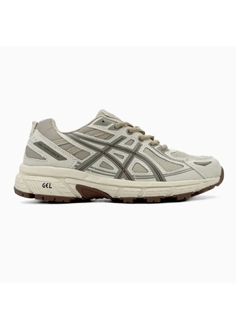Сірі кросівки чоловічі asics gel-venture 6 cream grey/beige асікс гель вентура сірі демісезон No Brand