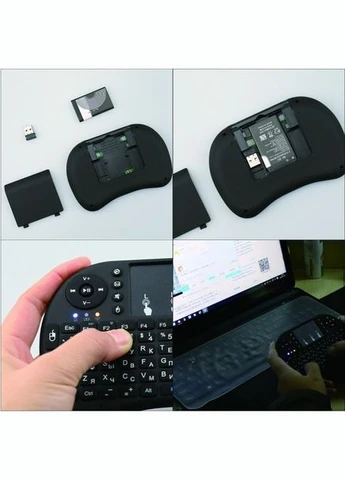 Беспроводная клавиатура Мышь пульт для Smart TV Клавиатура тачпад Android Rii mini i8 Original UKC (313109995)