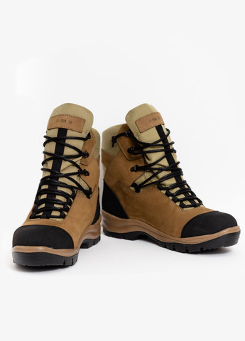 Кожаные Зимние Мужские Берцы Тактические. 39-46р Койот. Для тяжелых погодных условий! 45ZM-1012 No Brand (301137889)