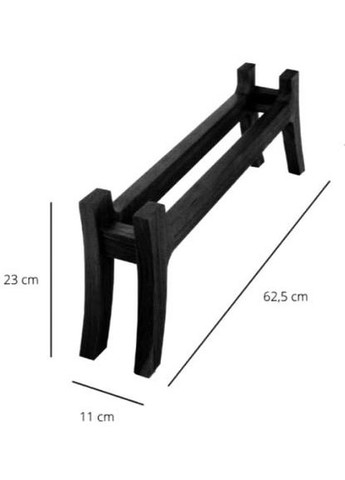 Тапочница из дерева Белевиль мокко (ТПЧ-000210) No Brand (327849496)