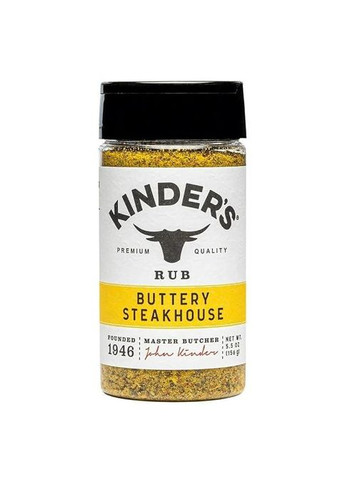 Приправа Buttery Steakhouse Seasoning для мяса 269 г Kinder's (313293927)
