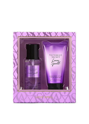 Подарочный набор косметики Love Spell парфюмированный спрей и лосьон для тела Victoria's Secret (282964838)