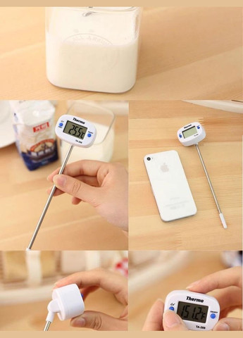 Пищевый термометр с поворотным щупом для еды Rogtyo ТА288 (R051254) No Brand (349844702)