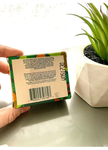 Твердий шампунь для сухого волоссяся shea&argan shampoo bar Faith In Nature (368723985)