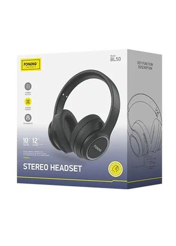 Bluetooth-гарнітура BL50 Bluetooth Headset (BL50-BH) FONENG (336952390)