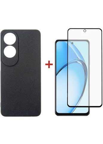Чехол-накладка для Oppo A60 Black (DG-KM-103) + защитное стекло DENGOS (341486392)