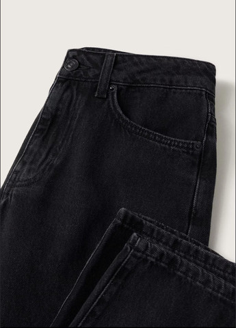 Черные демисезонные слим джинсы teen Mango