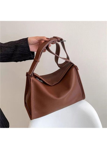 Качественная большая женская сумка, шопер из экокожи через плечо бежевого цвета No Brand (362588191)