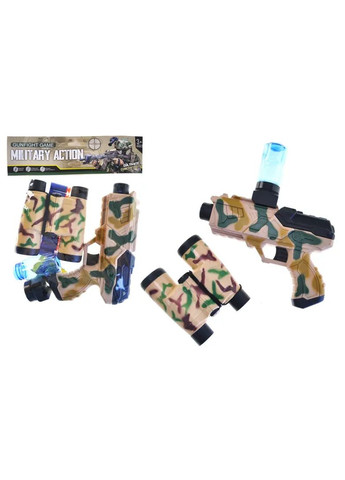 Іграшковий пістолет 2в1 з поролоновими патронами і брязкальцями з м'ячиків пластиковий 010-2 в асортименті YG Toys Збр6102 (370654377)