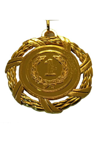 Медаль спортивна 5 см зі стрічкою за І місце J25-07G ( ) SNS (316141558)