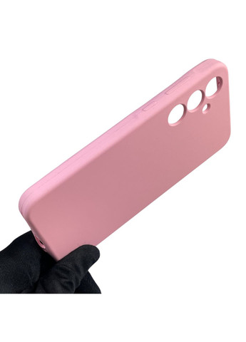 Чехол для Galaxy A35 5G (SM-A356B) силиконовый с микрофиброй нескользящий на самсунг а35 5г розовый Samsung (366386023)