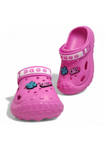 Крокси дитячі сірі з джибітсами розмір (17 см) Dago (363319703)