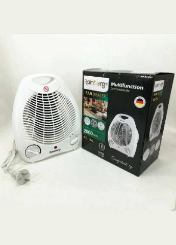 Тепловентилятор RB-164 електричний обігрівач 2000 W Rainberg (381039824)