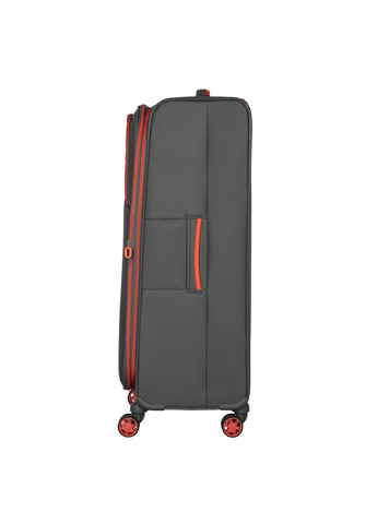 Валіза, Trek, поліестер, велика, 97/117л, TSA, 4 колеса, EXP, сірий 2E (370622465)