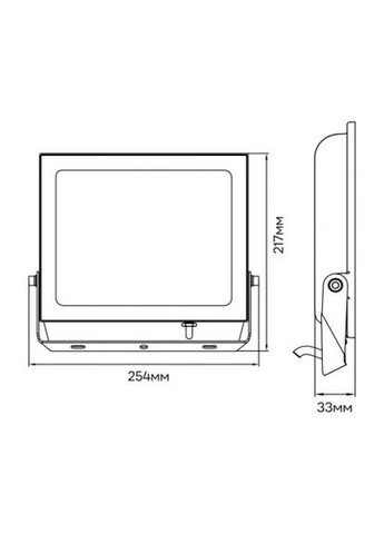 Светодиодный прожектор LL-1100ARD 100W 9000Lm 6500K (80019) Ardero (305757326)